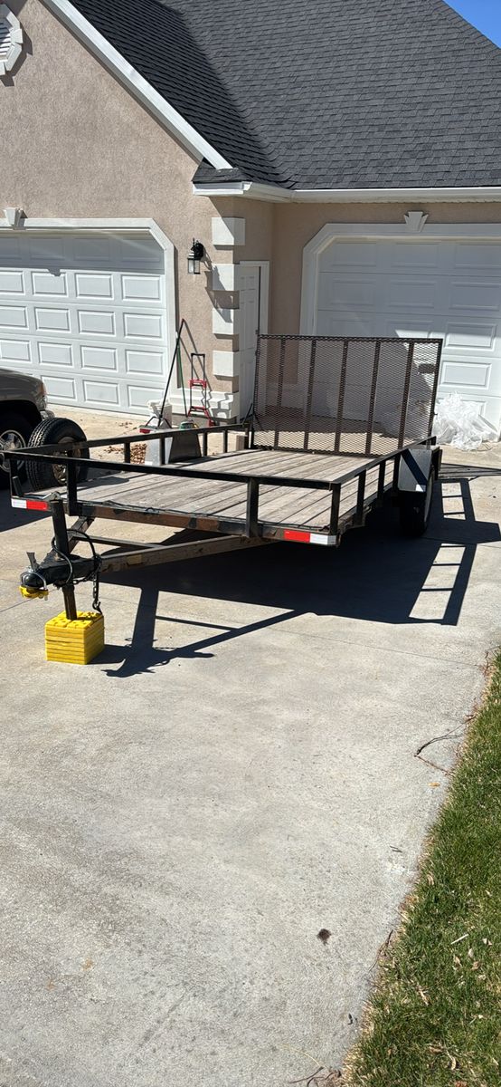 7 X 14 Single Axel Trailer.