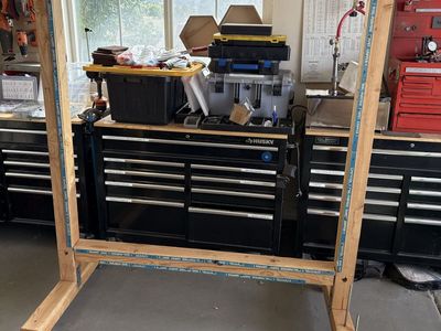 Portable/collapsible rug tufting frame 4 x5