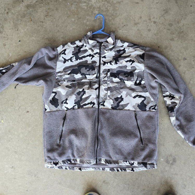 The North Face Men's Camo & Fleece Full-Zip Jacket XXL