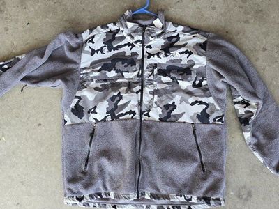 The North Face Men's Camo & Fleece Full-Zip Jacket XXL