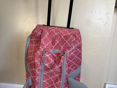 Silhouette Rolling Travel Tote Bag Cameo