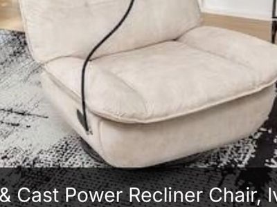 Ivory Swivel/Recliner Ball And Cast Mfg