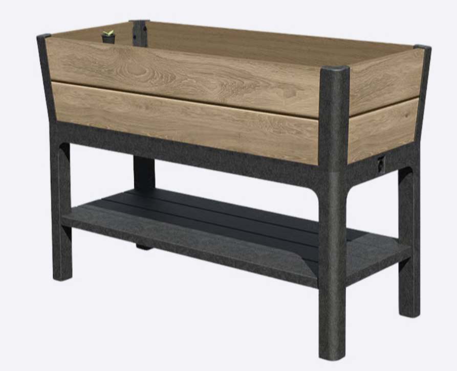 Signature 29 Gallon Elevated Garden Bed - Ashwood Brown