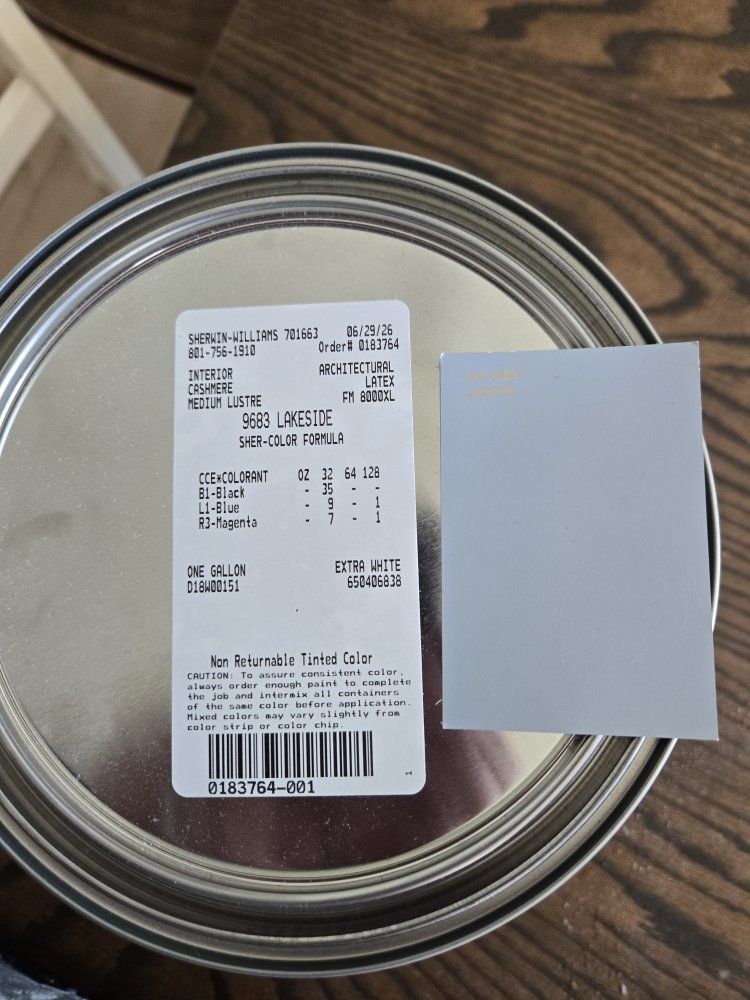 Sherwin-Williams Cashmere Interior Acrylic Latex Paint, Medium Lustre, 1 Gallon - Lakeside
