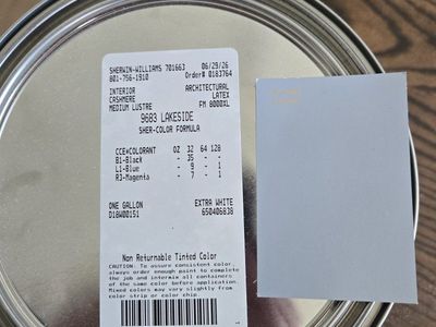 Sherwin-Williams Cashmere Interior Acrylic Latex Paint, Medium Lustre, 1 Gallon - Lakeside