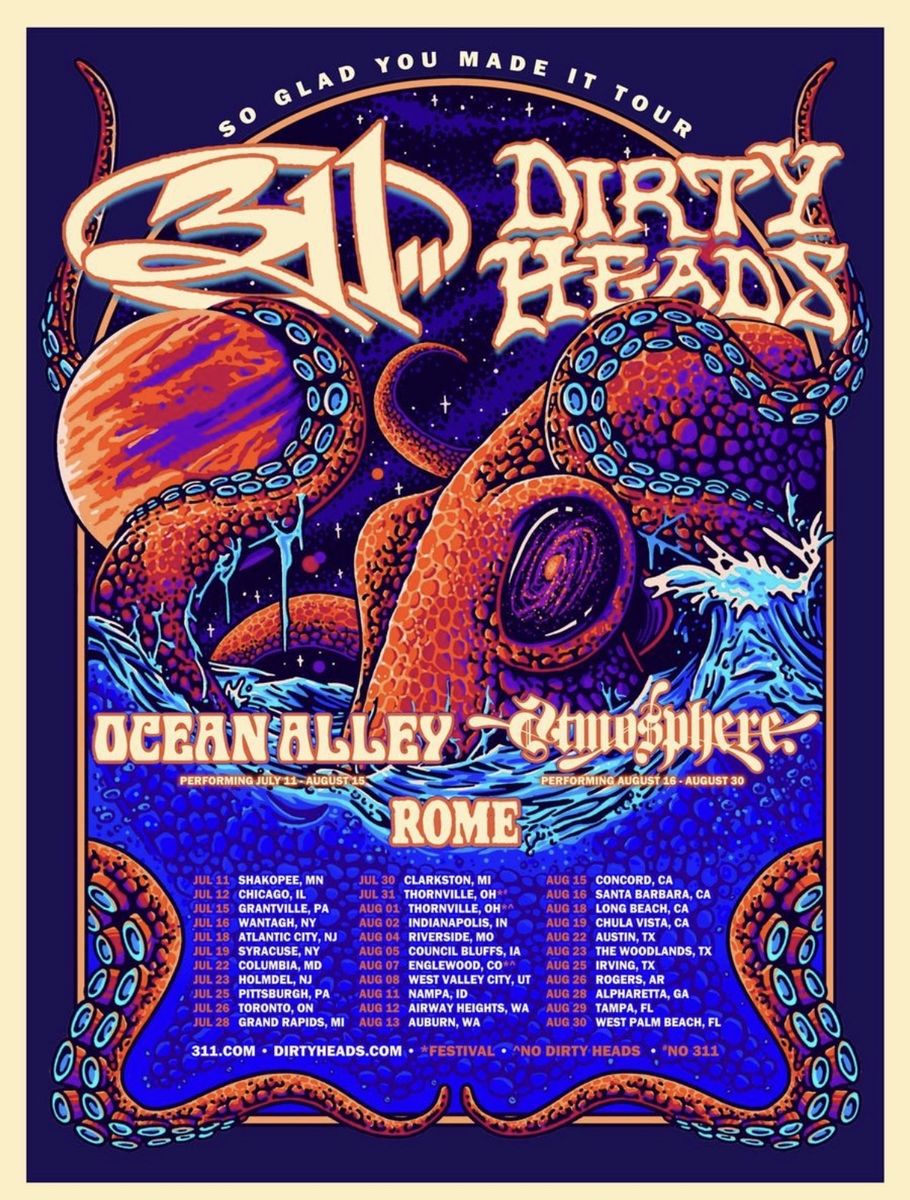 2 Tickets - 311 & Dirty Heads Concert (August 3)