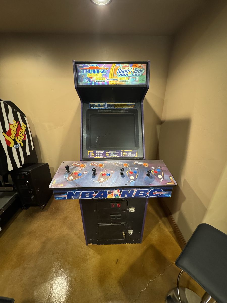 Midway SportStation Arcade Machine NFL Blitz 2000 NBA Showtime LCD Upgrade Needs Tech Repair