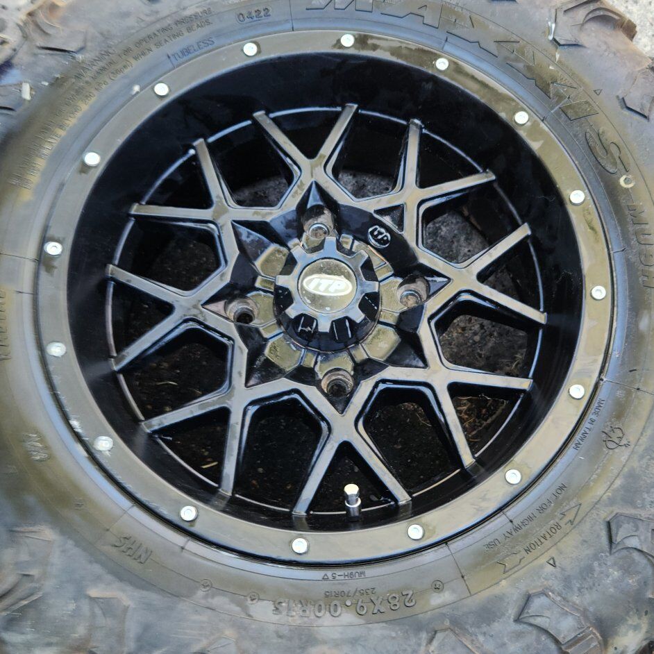Wheel and Tire 4/137 28X9R14