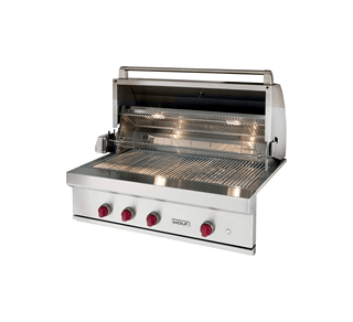 Wolf OG42 50000 BTU 42 Inch Wide Natural Gas Built-In Grill