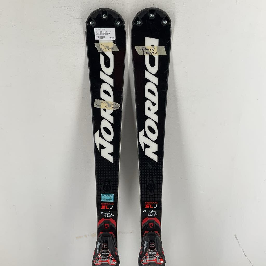 Nordica Dobermann SLJ w/ Marker XComp 12 System Bindings