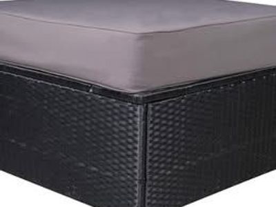 Grey outdoor Ottoman