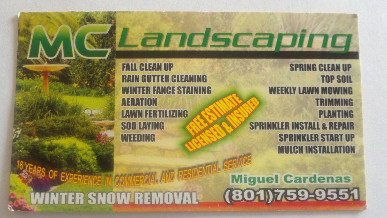 Mc Landscaping Llc
