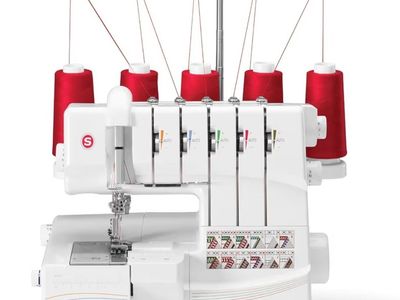Singer Professional 5 14T968DC Serger Sewing Machine - 2/3/4/5 Thread, 1300 SPM, Self-Adjusting Tension
