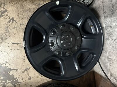 2025 Ram 2500 Factory 18 Inch Black Steel Wheels
