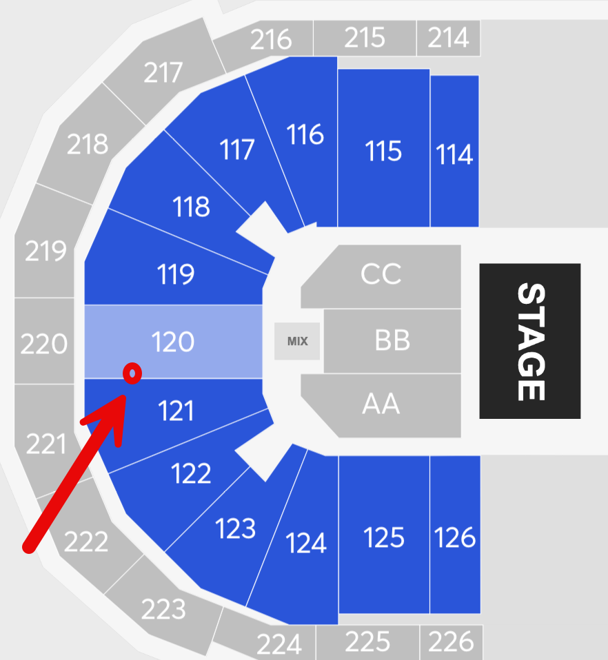 Two tickets to Puscifer tonight, May 5 at 7:30 PM - Section 120 Row 18