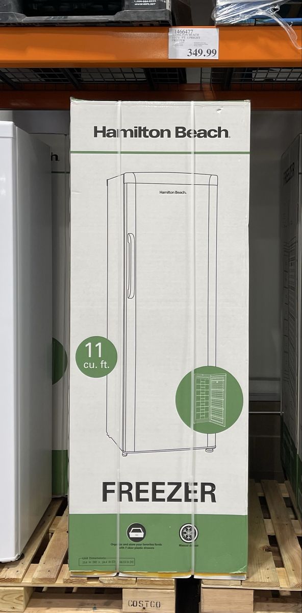 Hamilton Beach 11 cu. ft. Upright Freezer - White, Energy Efficient