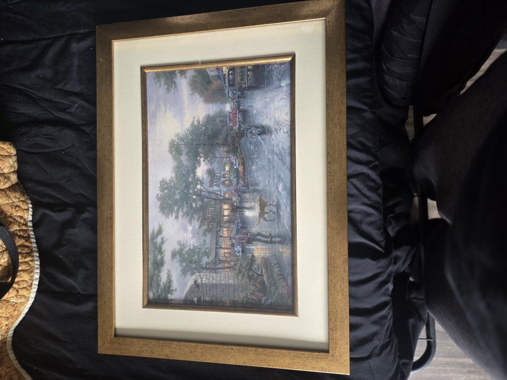 Beautiful framed accent print by the "Painter