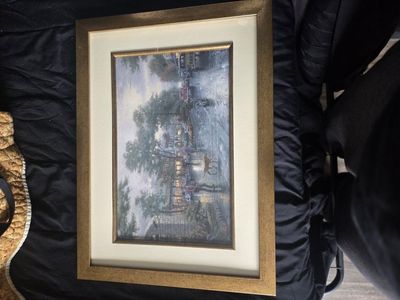 Beautiful framed accent print by the "Painter