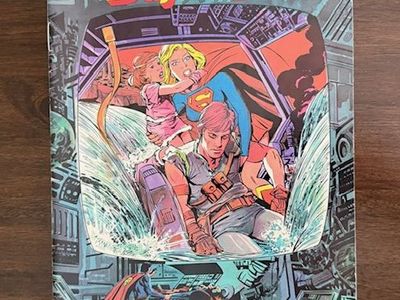 1984 Vintage Supergirl Honda Seatbelt Promo DC Comic Book