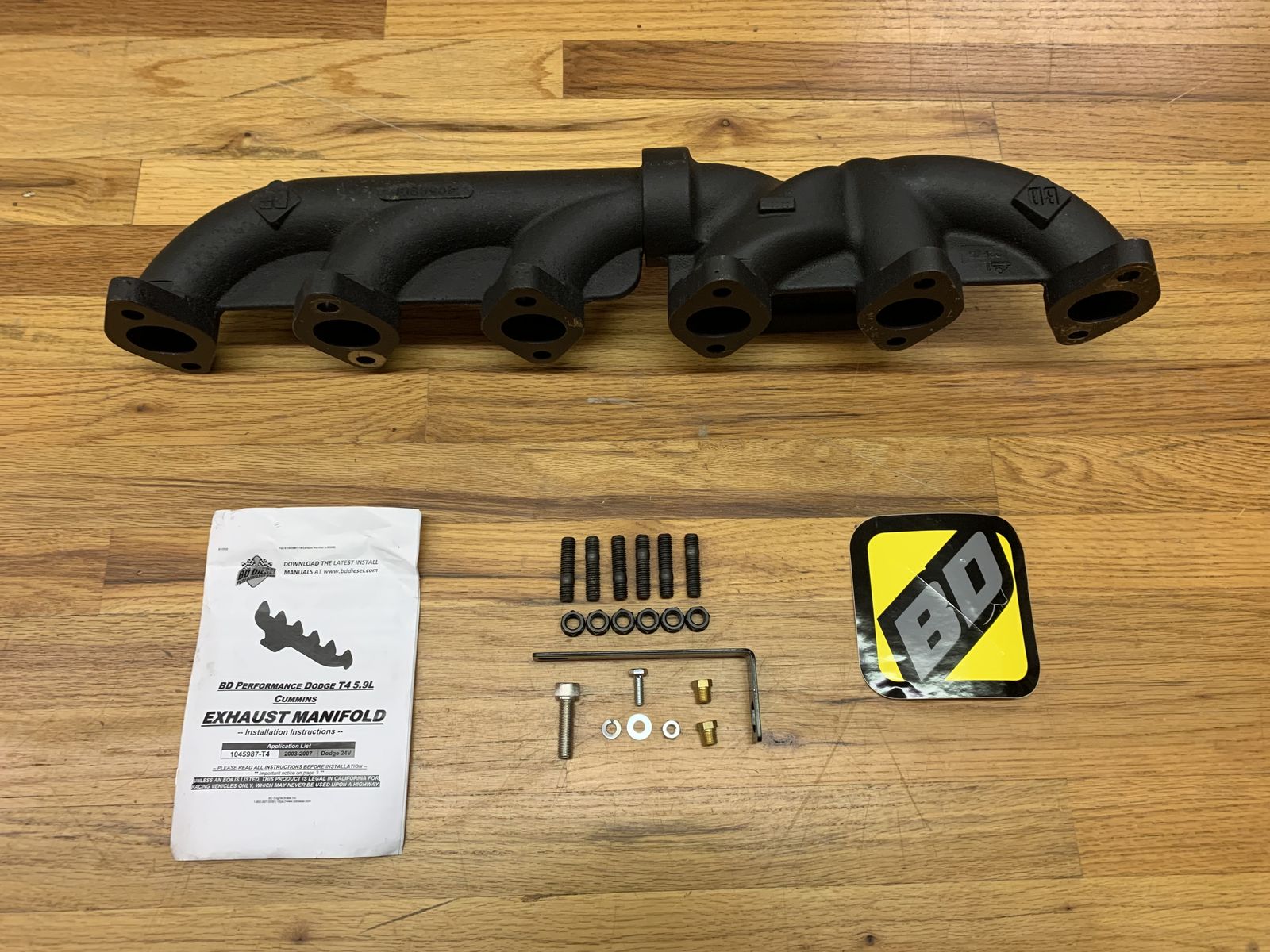 BD Diesel Common Rail Cummins T4 Exhaust Manifold 2003-2007 Dodge Ram 5.9 Cummins BDD 1045987-T4