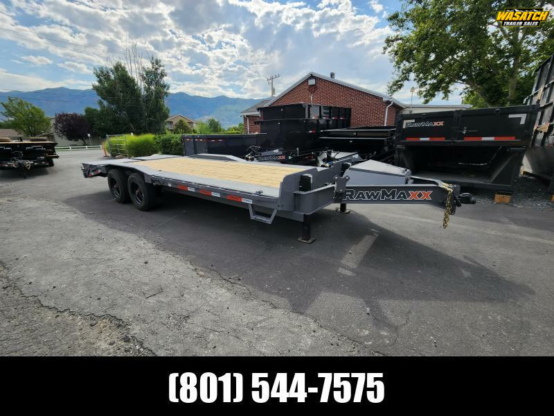 2026 RawMaxx 22' LDX 20K Equipment Flatbed Trailer