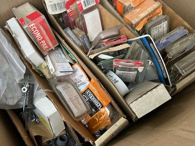 Big box of screws, washers, all kinds of fasteners