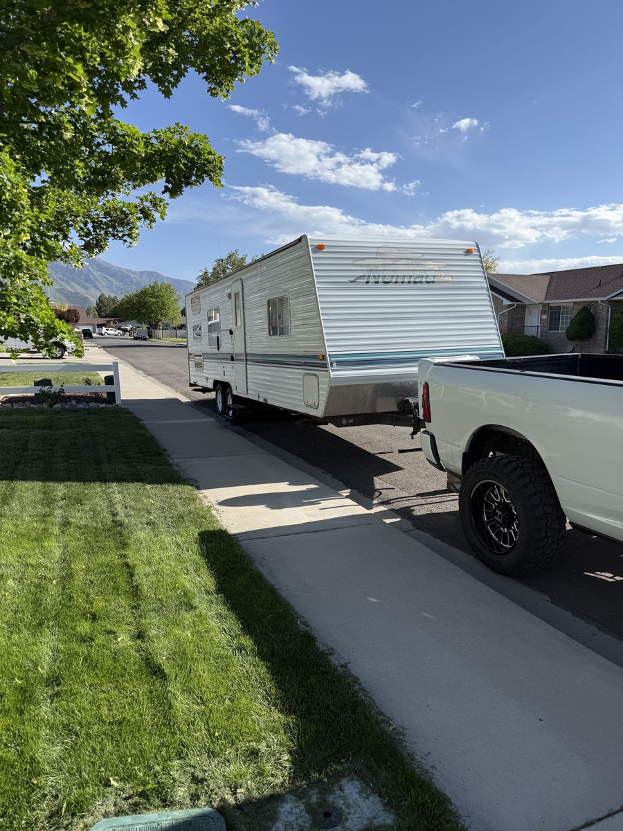Triple bunkhouse camp trailer