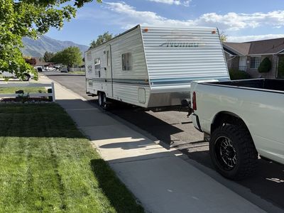 Triple bunkhouse camp trailer