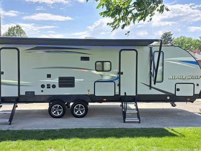 2020 Forest River Alpha Wolf 31' Bunkhouse | Large Slide | Sleeps 8