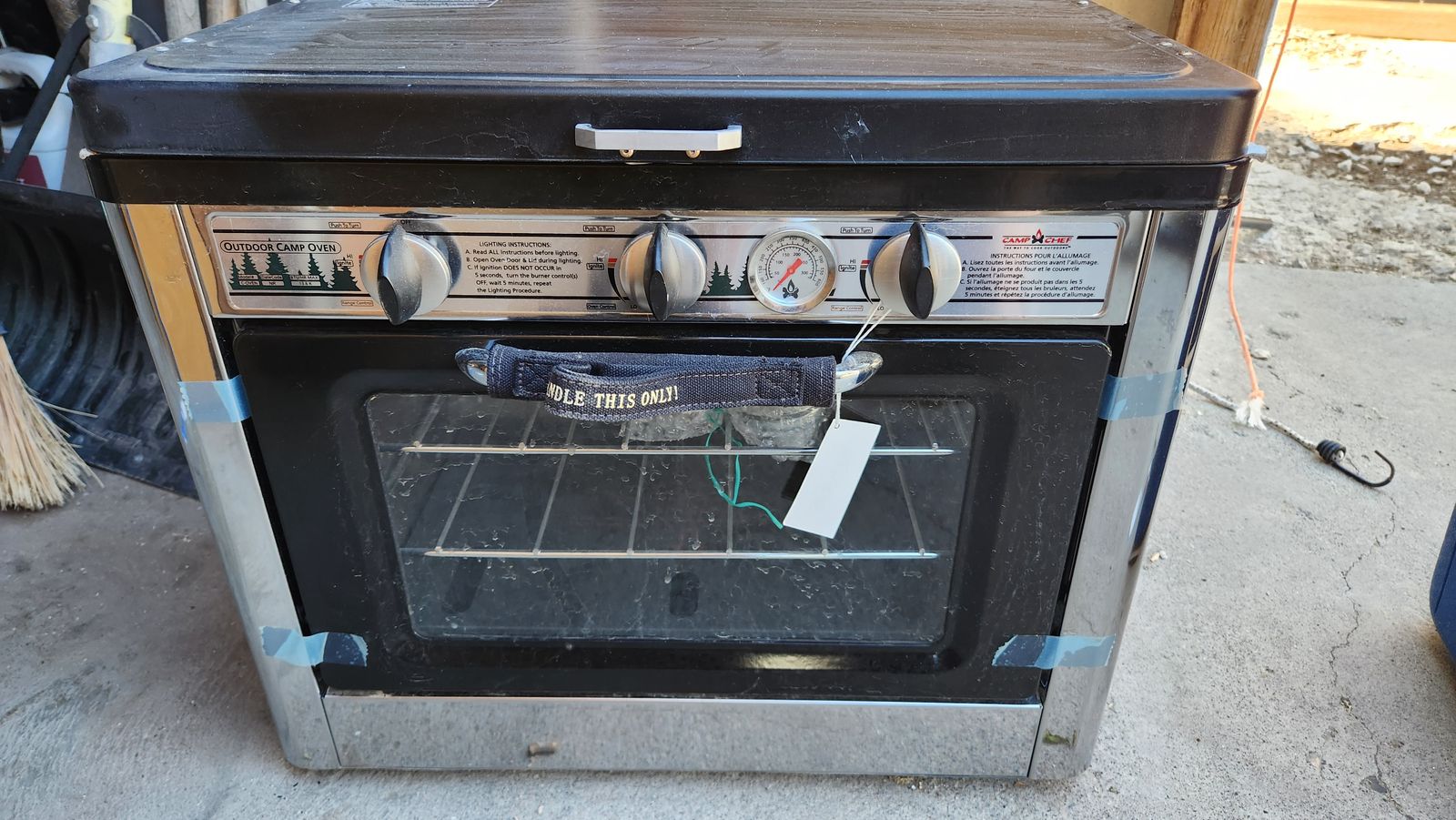 Portable Tabletop Propane Burner & Oven