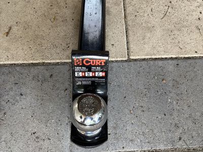 CURT Loaded Ball Mount with 2” Ball – $20