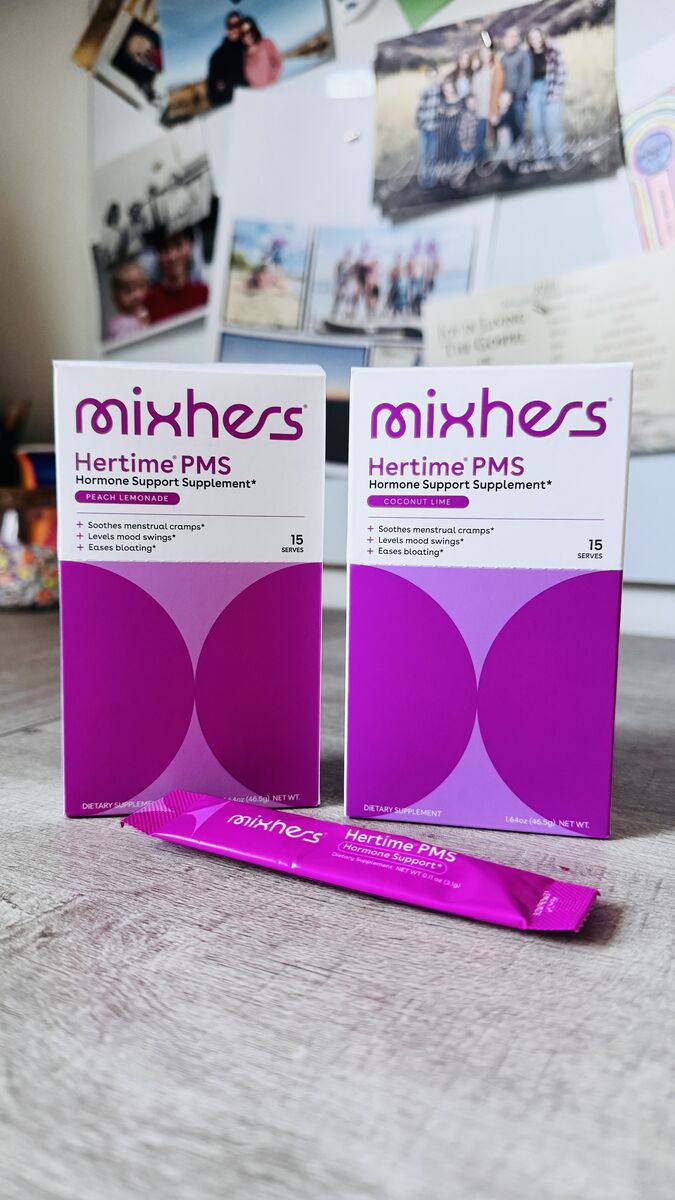 2 Boxes MixHers Hertime PMS - 14 packets per box *Retail $60 per box