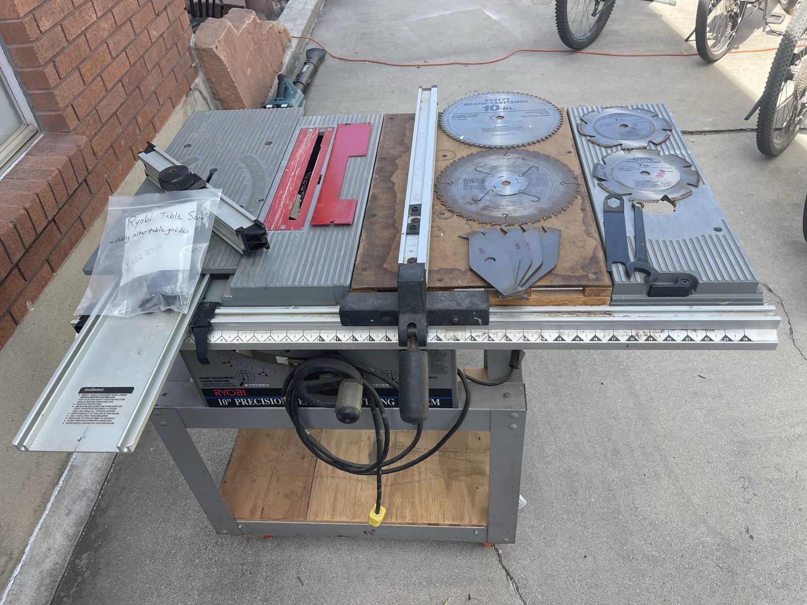 Ryobi 10” Tablesaw