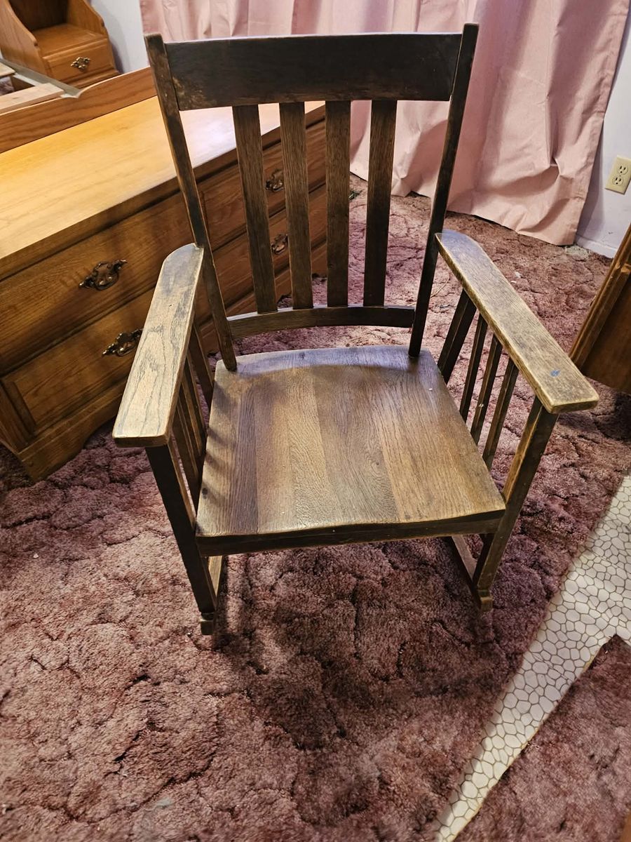 Rickety rocking chair