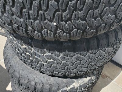 BFG K02 33 x 12.5 r15 on Steel wheels 5x4.5