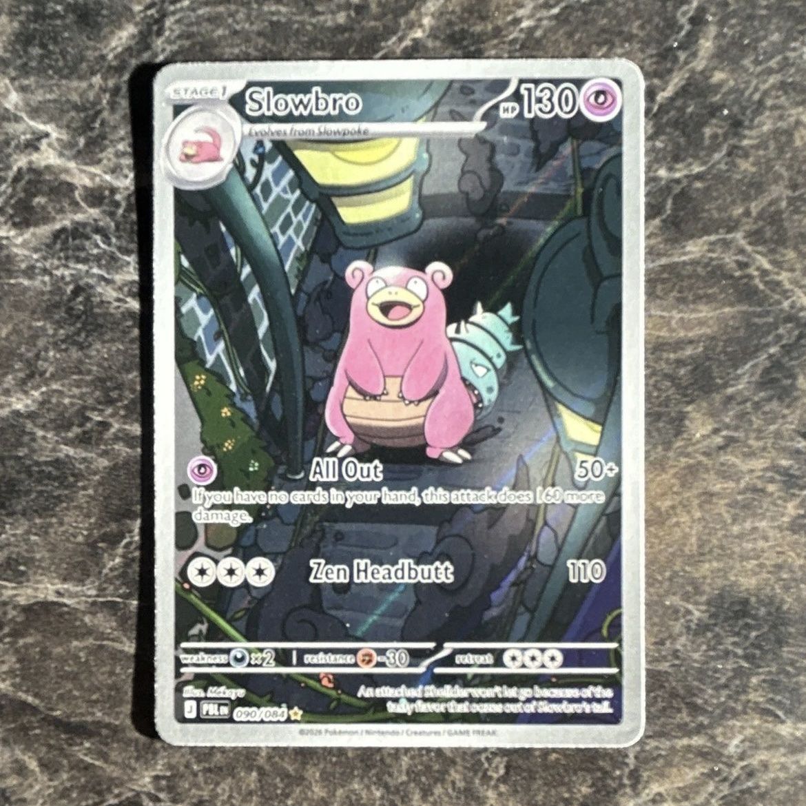 Pokemon Card Slowbro 090/084 Astral Radiance Full Art Rare Trainer Gallery TCG