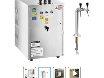 Narvon 23BUWD20T2 20 GPH Undercounter Water Dispenser with Chilled, Ambient, Sparkling Options