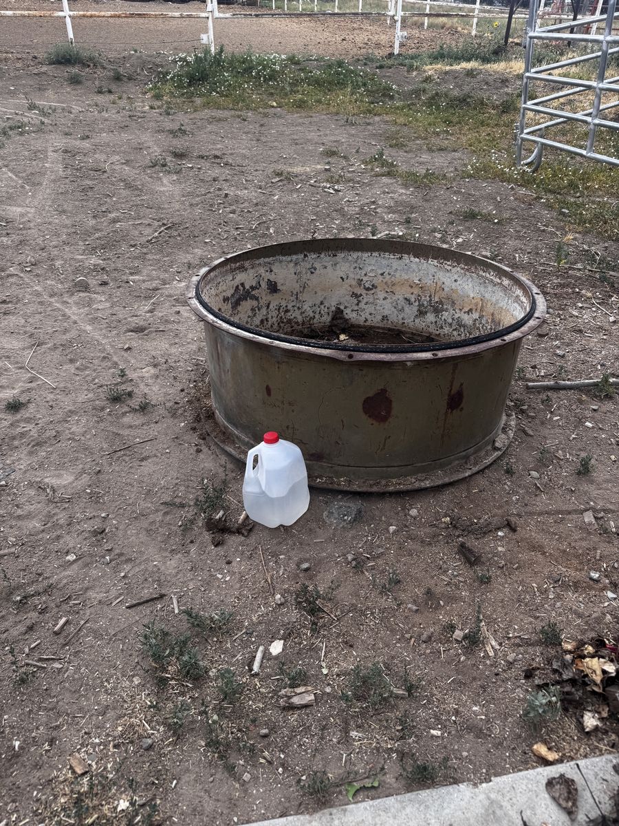 2 Livestock water stock tank