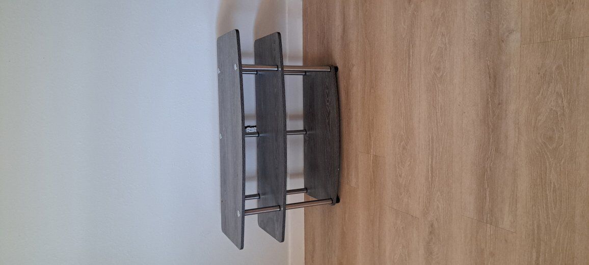 three shelf console table