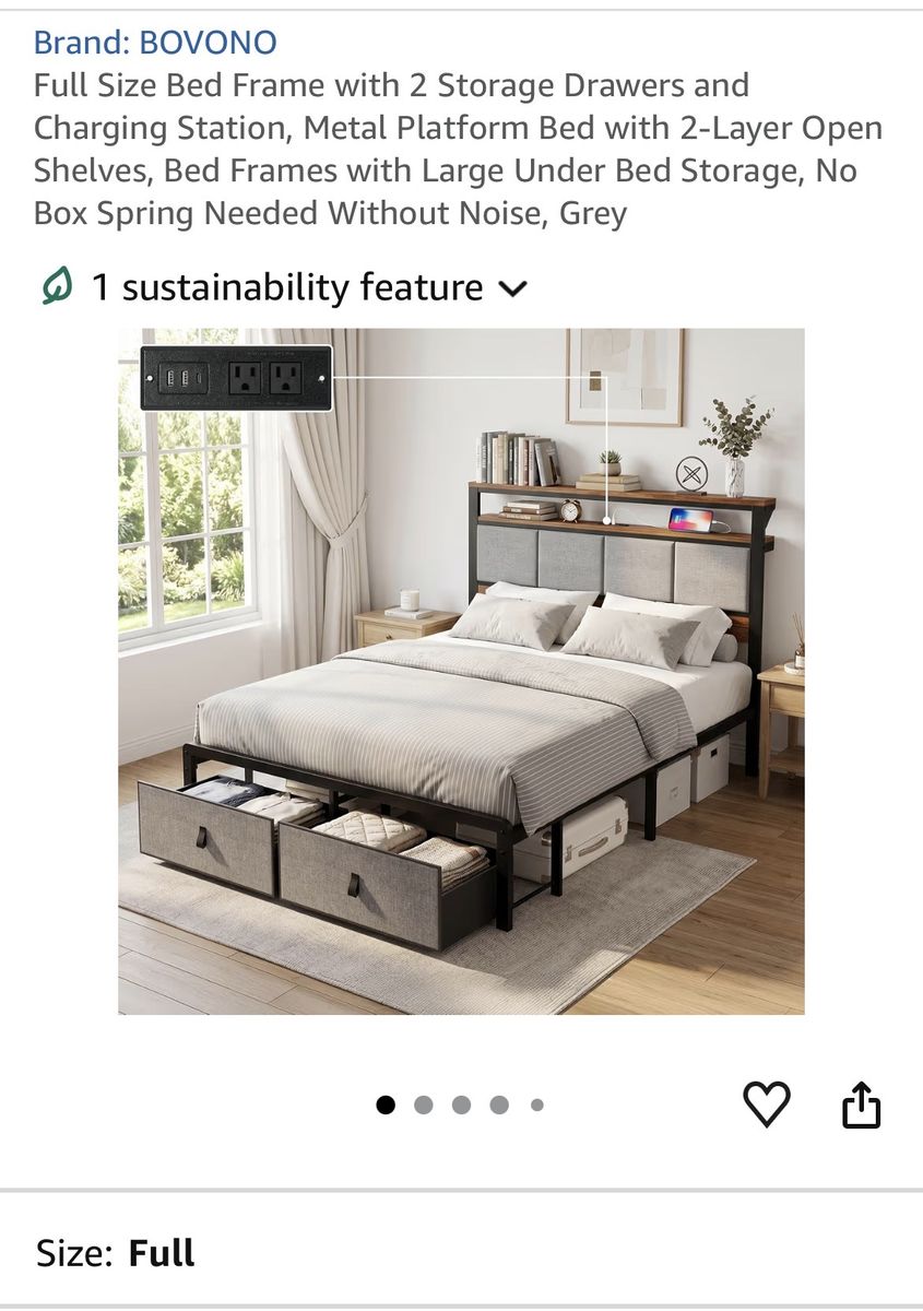 Full bedframe (metal) brand new!