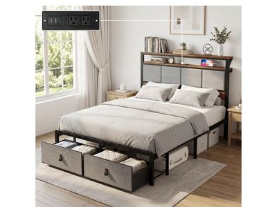 Full bedframe (metal) brand new!