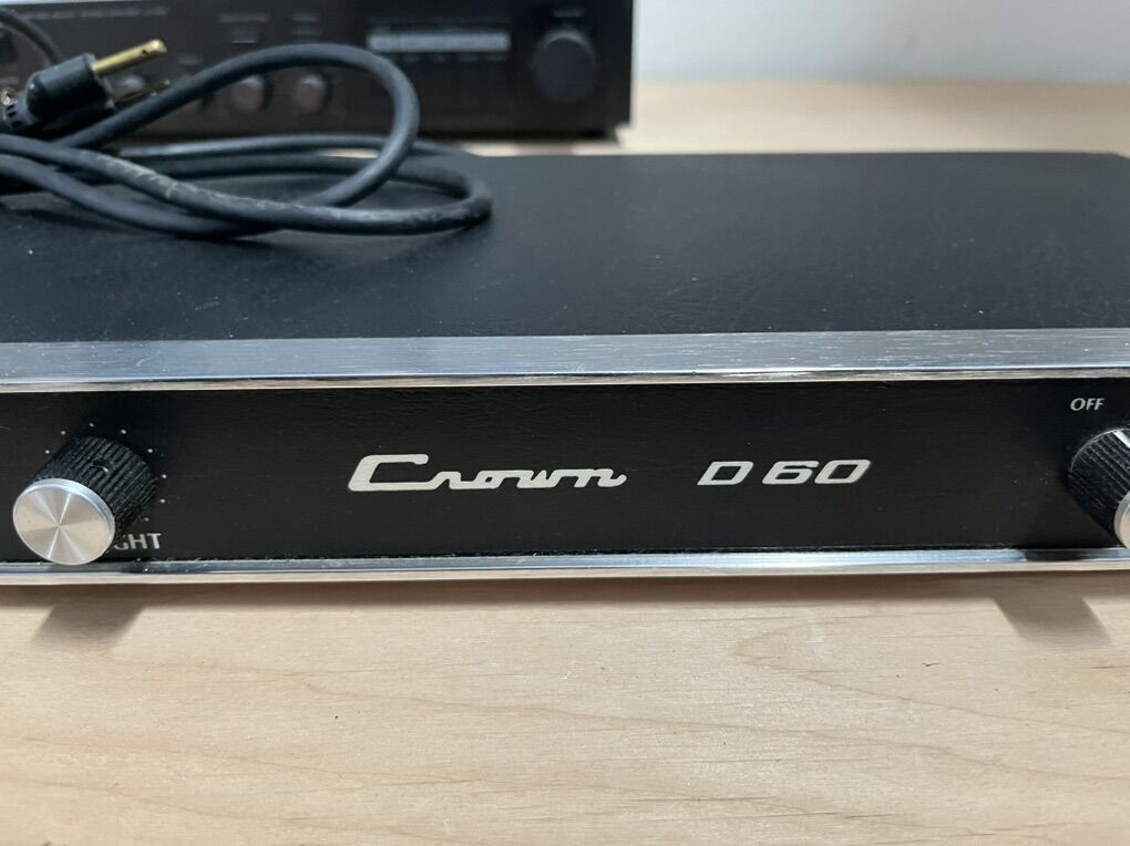 Crown D60 Amplifier