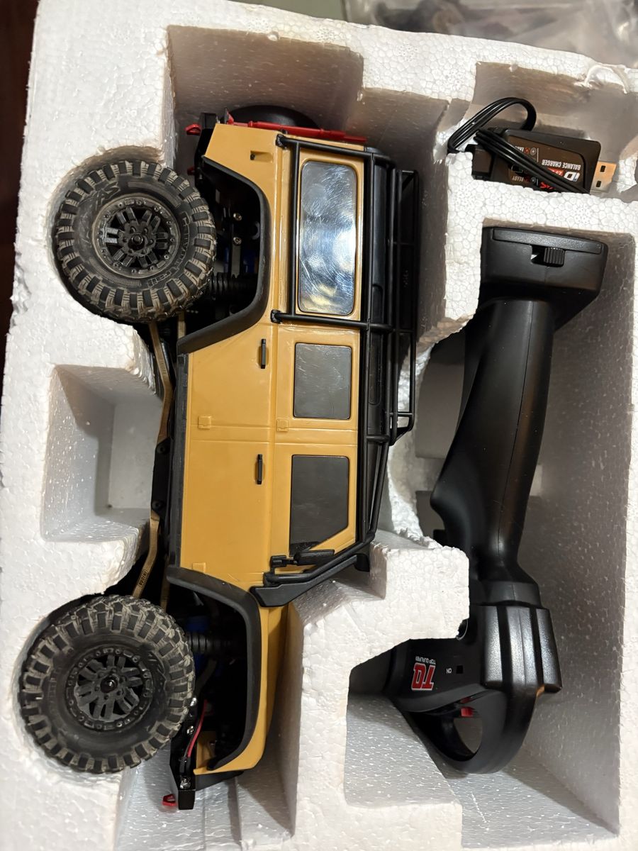 Traxxas TRX-4M Defender RTR RC Crawler - Injora Brass Links & Bumpers, Ready-to-Run