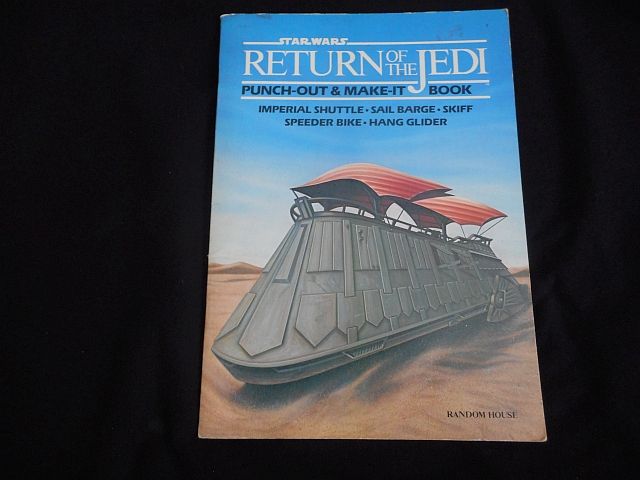 Original 1983 Star Wars "Return of the Jedi" punch-out book for sale