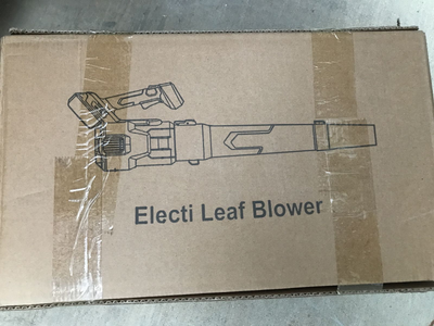 new leaf blower with 2 batteries and charger for 60.00