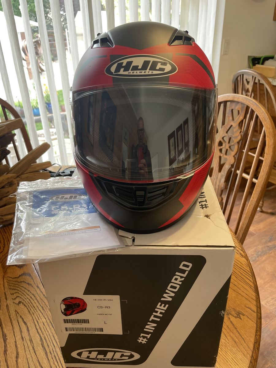 HJC CS-R3 Motorcycle Helmet  Size Large