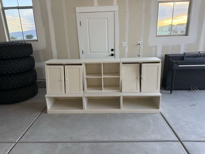Pottery Barn 6 piece storage cabinet