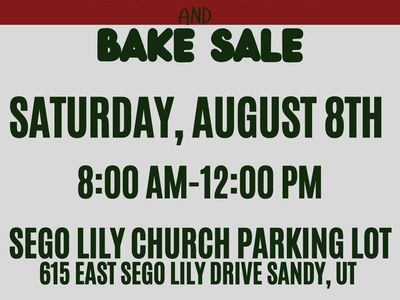 Multi Family Fundraising Yard and Bake Sale