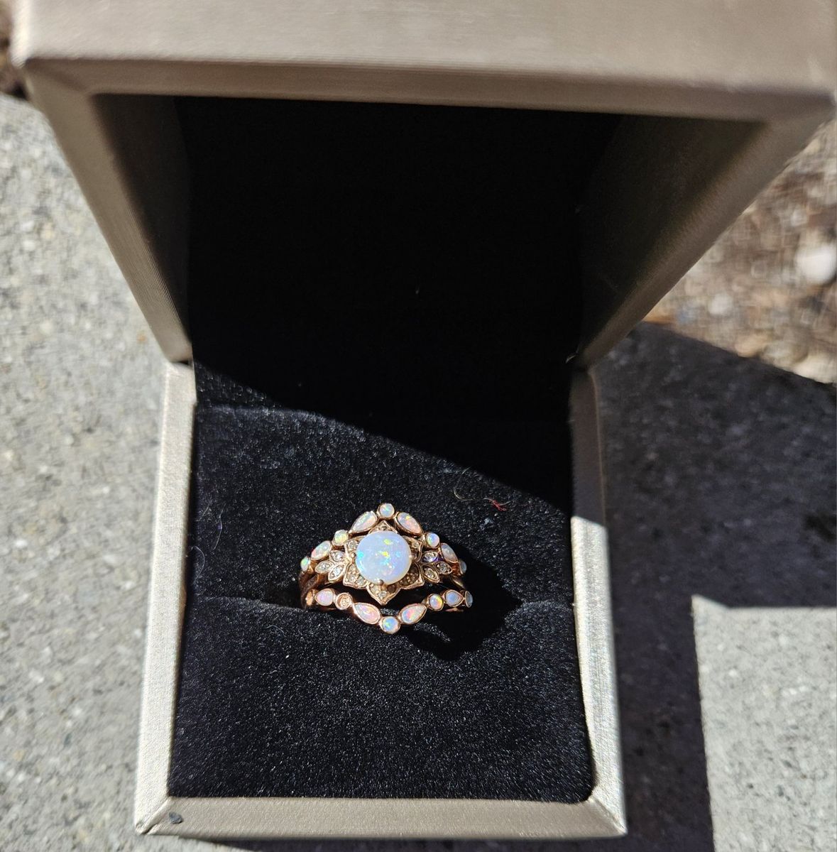 3 Ring Set (Engagement/Wedding Rings)