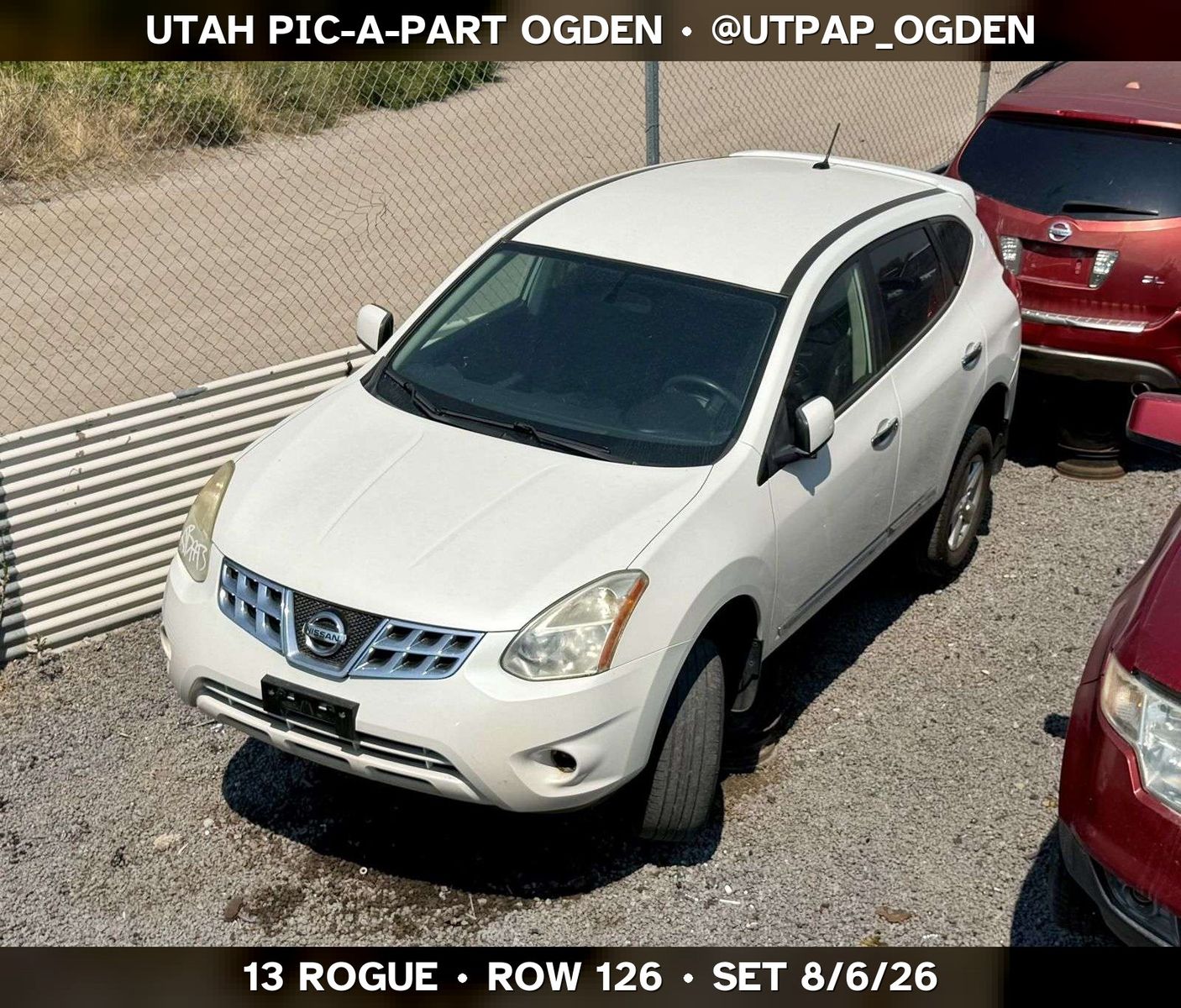 Just In! 2013 Nissan Rogue Parts - UTPAP Ogden